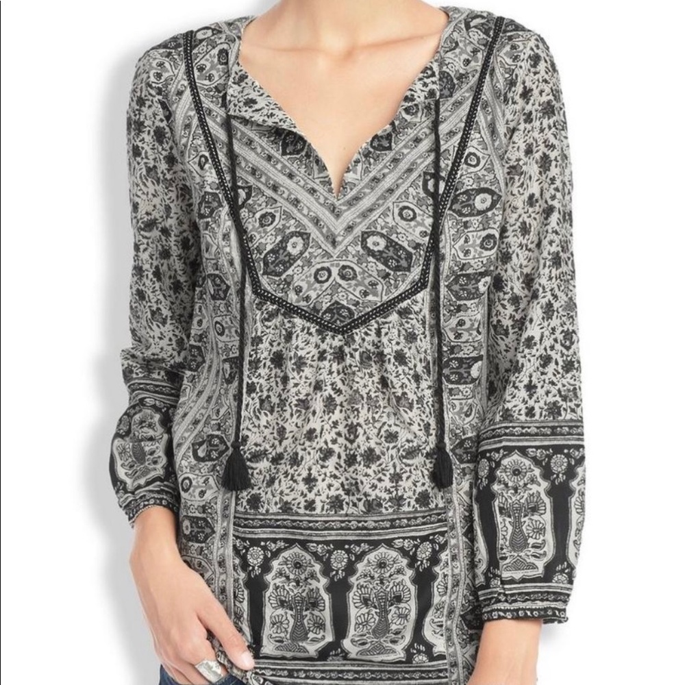 Lucky Brand, Lalah Floral Tunic, size S